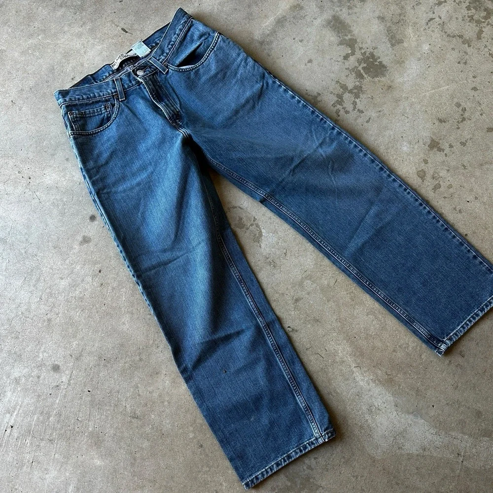 VTG Levi 559 Relaxed Straight Leg Jeans Men's 32x30 Blue Denim Y2K Grunge Skate